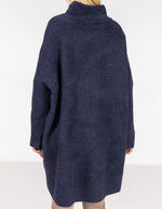 Kenzie Oversize Knit Jumper in Navy