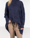 Kenzie Oversize Knit Jumper in Navy