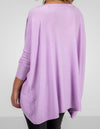 Willow Cotton Knit Jumper in Lilac