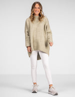 Kenzie Oversize Knit Jumper in Green