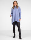 Kenzie Oversize Knit Jumper in Blue